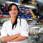 How will you manage your business? proud owner of stationery shop